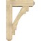 Ekena Millwork Merced Craftsman Rough Sawn Bracket w/ Offset Brace, Douglas Fir, 8"W x 28"D x 40"H BKT0806X28X40MRC04RDF - alternate 3